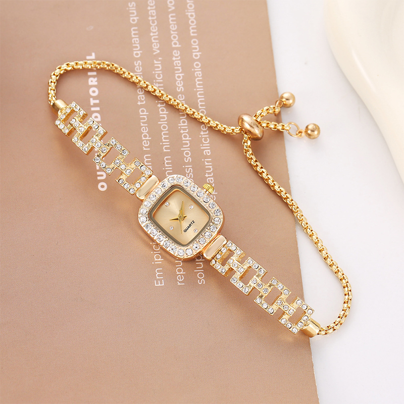 ⏳ 50% off⏰Women Drawstring Bracelet Watch Square Quartz⌚🌸