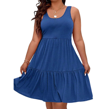 🎁New Arrival 50% OFF💥Women's Sleeveless Knee-Length Dress