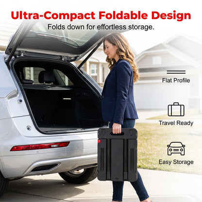 🔥50% OFF🛒 Heavy-Duty Folding Cart | Lightweight at 3.1 kg with High Load Capacity · A Must-Have for Shopping and Moving