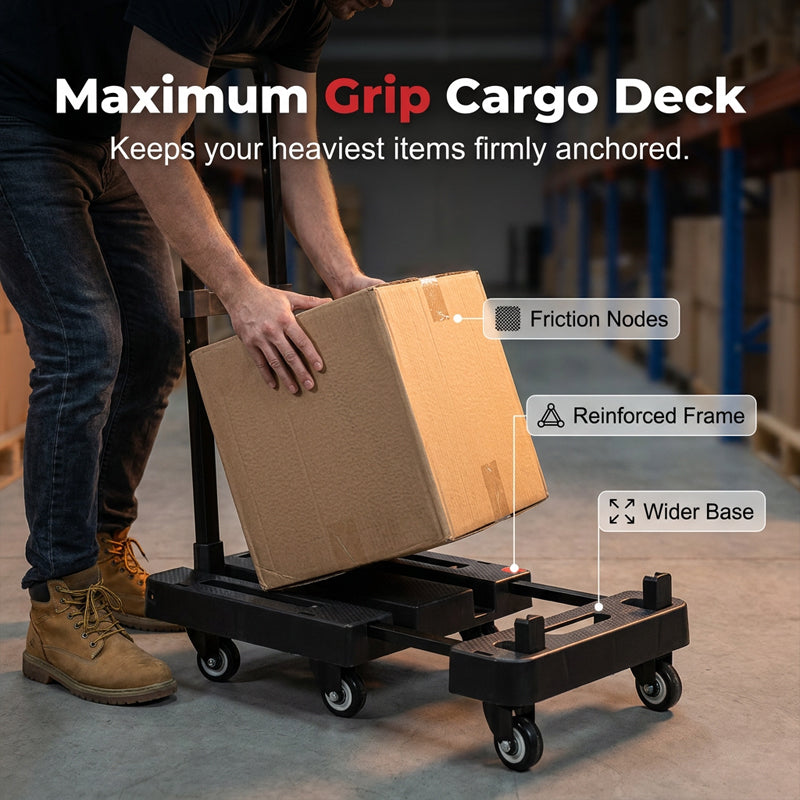 🔥50% OFF🛒 Heavy-Duty Folding Cart | Lightweight at 3.1 kg with High Load Capacity · A Must-Have for Shopping and Moving