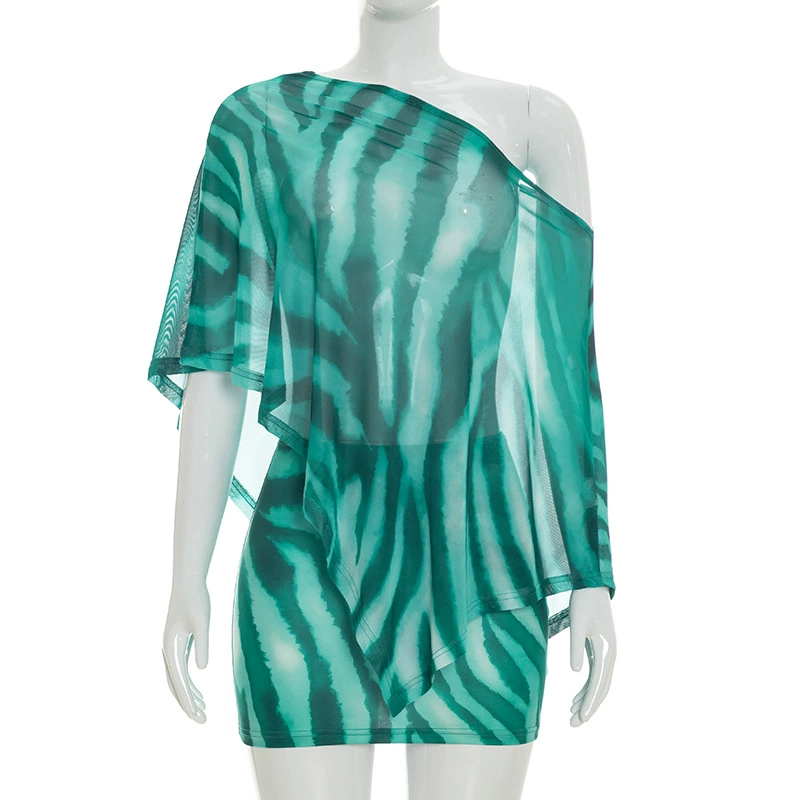 💃 LIMITED-TIME 50% OFF! 🌴 Asymmetric Shawl Top & High Waist Skirt Set