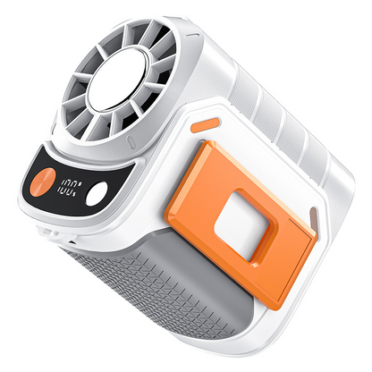 🔥50% OFF！💨 Multi-Function Waist-Mount Portable Fan – Hands-Free Cooling, Power Bank & LED Display
