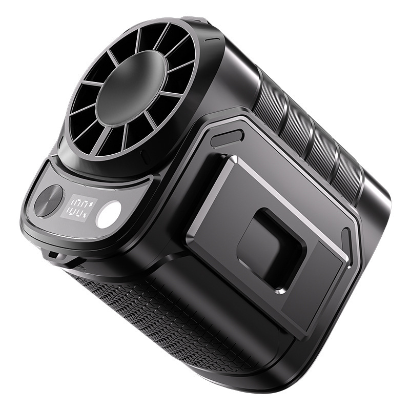 🔥50% OFF！💨 Multi-Function Waist-Mount Portable Fan – Hands-Free Cooling, Power Bank & LED Display