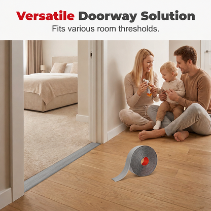 🧩 BUY 2 GET 1 FREE! ⏰ Self-Adhesive Flexible Floor Transition Strip – Easy install & durable – Smooths joints between tiles, wood or carpet – perfect for doorways or uneven floors 🏠✨