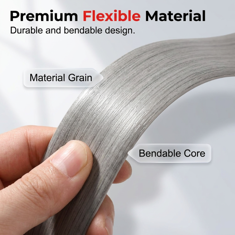 🧩 BUY 2 GET 1 FREE! ⏰ Self-Adhesive Flexible Floor Transition Strip – Easy install & durable – Smooths joints between tiles, wood or carpet – perfect for doorways or uneven floors 🏠✨