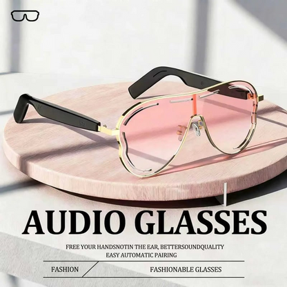 🔥50% Off 👓Smart Bluetooth Translation Glasses – Real-Time Translation, Calls & Music🎶