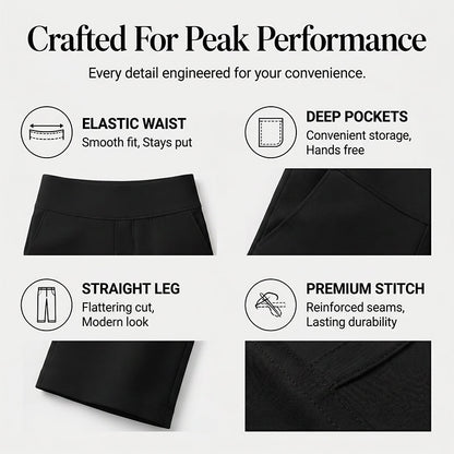 🎁2026 New Arrivals 50% OFF💥Women's High-Waisted Stretch Cropped Pants