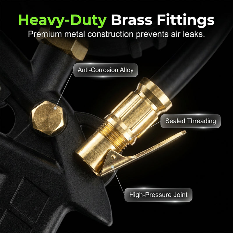 ⏳Limited-time 50% off⏰Digital Tire Inflator with Pressure Gauge LED Backlit Air Chuck🚗🛞