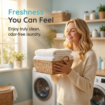 🧺✨ Washing Machine Cleaner Tablets (12-Pack) – Deep Clean, Remove Odor & Grime! | Works in All Machines | ⏰ 50% OFF – Today Only ⏰