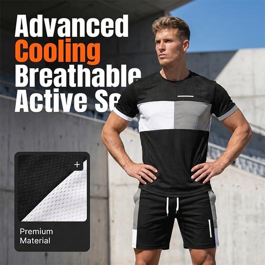 🏃 LIMITED-TIME 50% OFF! ✨ Breathable Active Set – Micro-Mesh Fabric, Sweat Control, Unrestricted Movement 🔥
