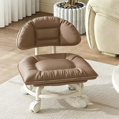 🪑50% OFF NOW! ⏰ Rolling Low Stool with Backrest – Padded seat & silent casters – Perfect for workshops, garages or studios – comfortable and mobile 🛠️✨