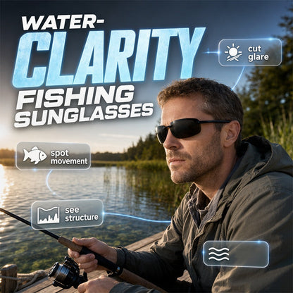 🕶️🐟 Ultra-Light Polarized Fishing Sunglasses – See Through Water Like Never Before! | Reduces Glare & Eye Strain | ⏰ 50% OFF – Grab a Pair ⏰