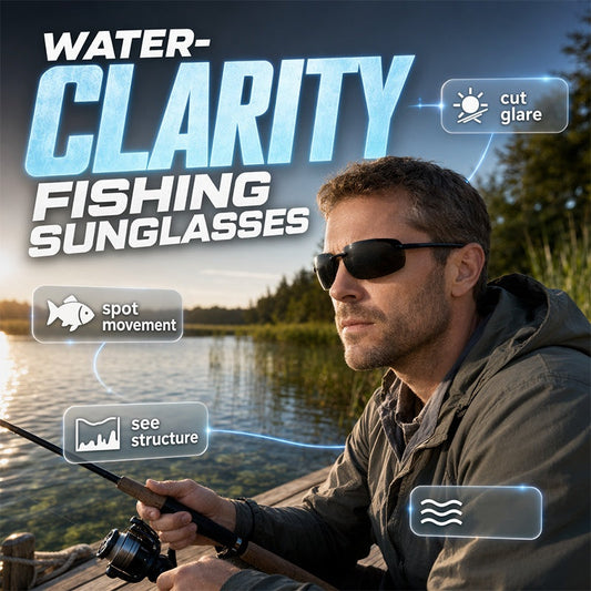🕶️🐟 Ultra-Light Polarized Fishing Sunglasses – See Through Water Like Never Before! | Reduces Glare & Eye Strain | ⏰ 50% OFF – Grab a Pair ⏰