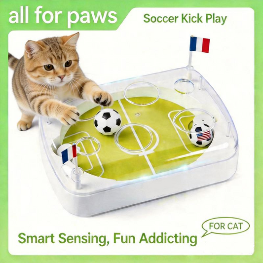 |⏰ 50% OFF – Meow-ster Deal! ⏰🐱⚽ Interactive Cat Football Field Chasing Toy – Let Your Cat Score the Winning Goal! | Auto-Moving Ball + Realistic Field 🏟️