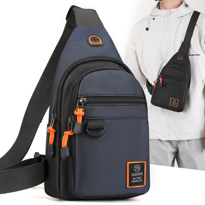 🎒 50% OFF! ✨ Waterproof Multi-pocket Crossbody Sling Bag – Organized Storage, Adjustable Strap, Headphone Jack 🌧️