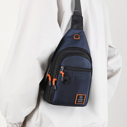 🎒 50% OFF! ✨ Waterproof Multi-pocket Crossbody Sling Bag – Organized Storage, Adjustable Strap, Headphone Jack 🌧️