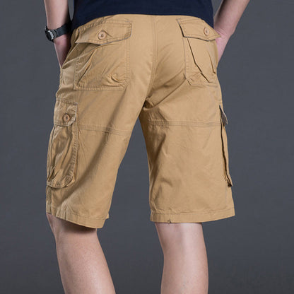 ⏰💰 50% OFF – Men's Cargo Shorts with Multi Pockets | 6 Deep Pockets + Relaxed Fit | Perfect for Work & Weekend 👖🔧