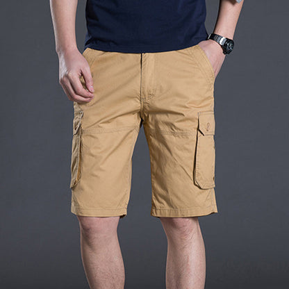 ⏰💰 50% OFF – Men's Cargo Shorts with Multi Pockets | 6 Deep Pockets + Relaxed Fit | Perfect for Work & Weekend 👖🔧