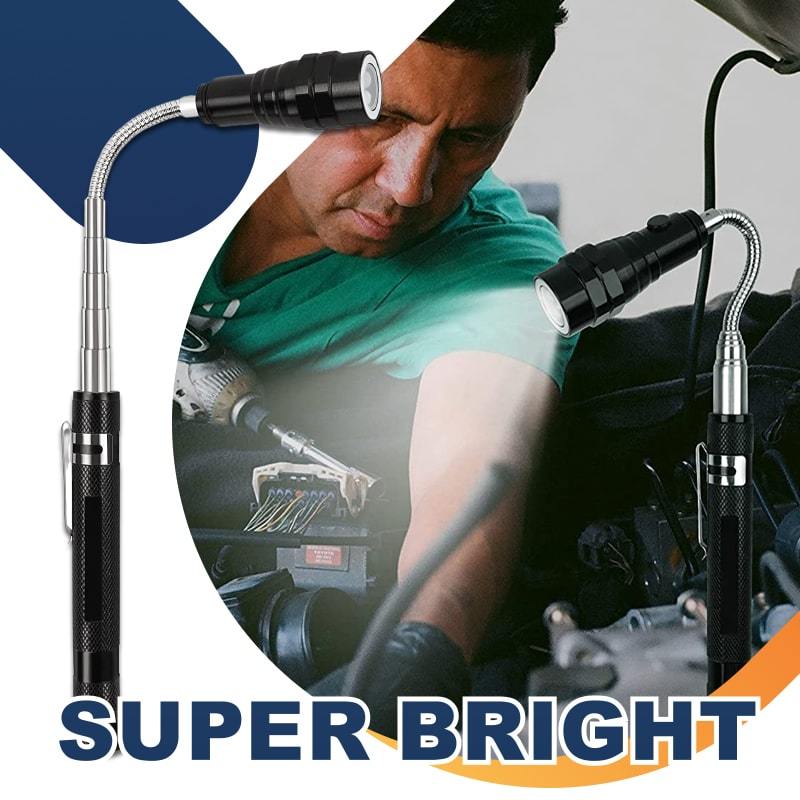 📢📢50% OFF !! ⏰Multifunctional Magnetic Telescopic Flashlight