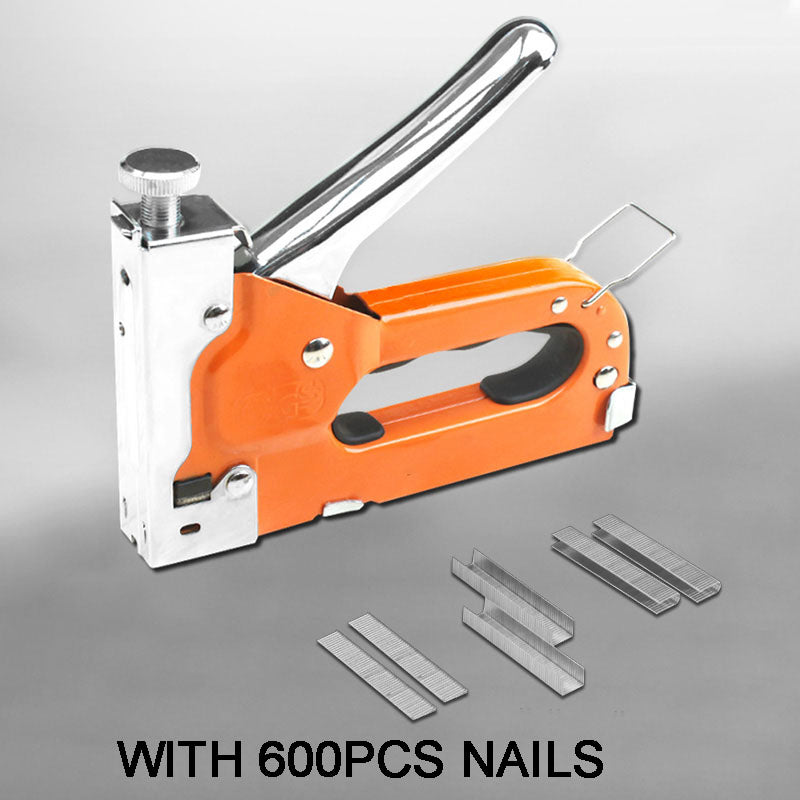 🔨50% OFF! ✨ 3-in-1 Woodworking Staple Nail Tool – Manual, Alloy Steel, Adjustable Pressure 🛠️