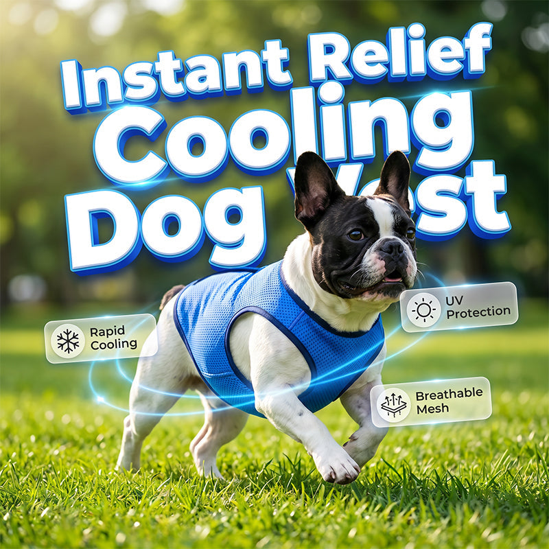 ⏰💰 50% OFF – Cooling Dog Vest – Beat the Summer Heat! | Instant Cool Relief for Your Pup | Perfect for Walks & Outdoor Play 🐶❄️☀️