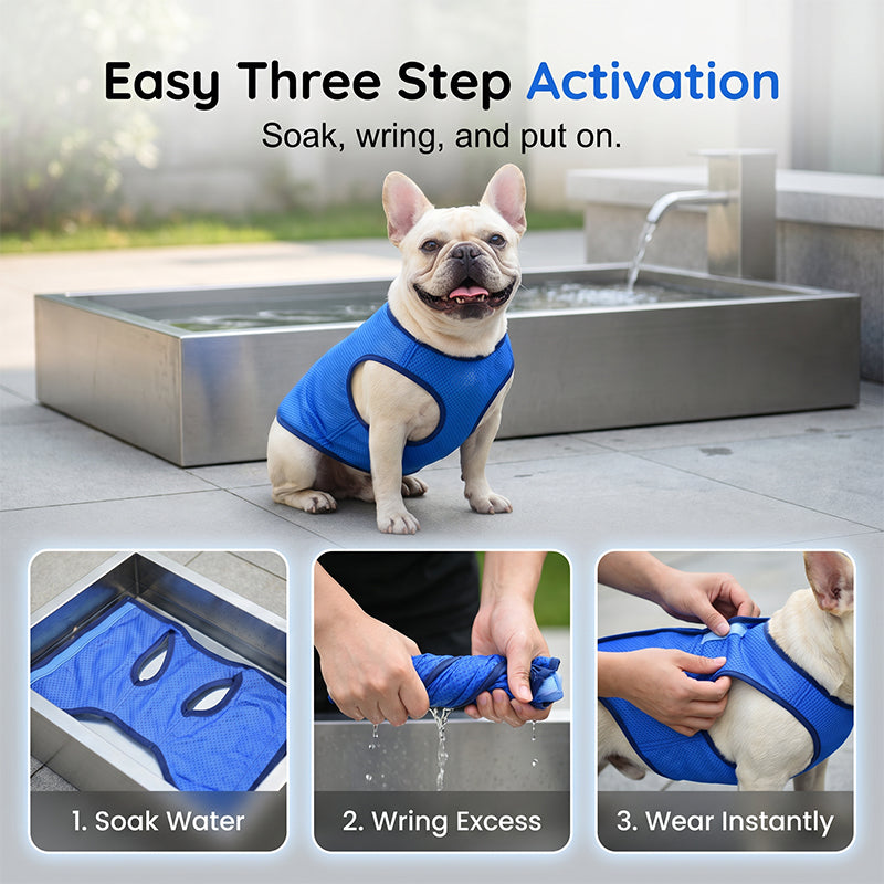 ⏰💰 50% OFF – Cooling Dog Vest – Beat the Summer Heat! | Instant Cool Relief for Your Pup | Perfect for Walks & Outdoor Play 🐶❄️☀️