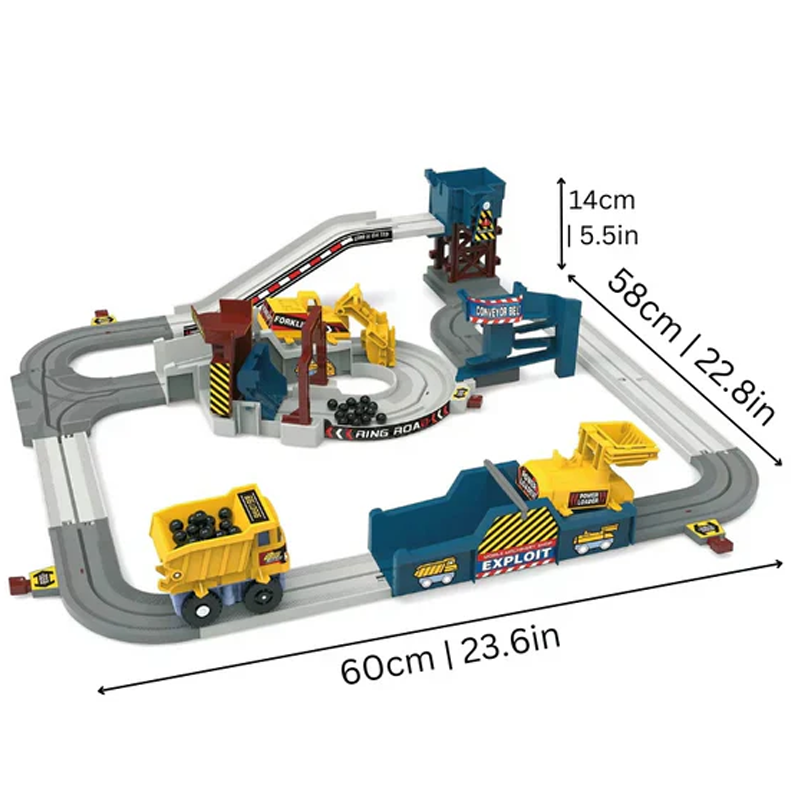 🚂 50% OFF NOW! 🧩 Interactive Electric Quarry Adventure Train & Track Set – Modular design & lights – Perfect for creative play, easy assembly – compatible with other tracks 🎄✨