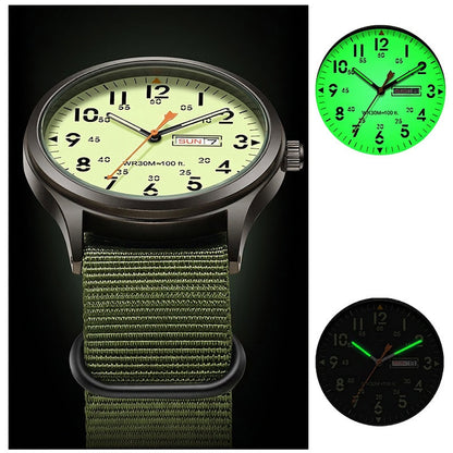 🏖️  50% OFF – Limited Time ⌚✨ Men's Quartz Watch with Luminous Display – Glows in the Dark, Shines All Day! | Classic Style for Any Occasion 👔