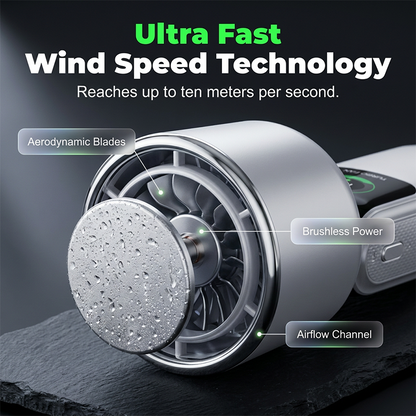 ⏰💰 50% OFF – Foldable Handheld Fan with Semiconductor Cooling Plate – Ice-Cold Air Anywhere! | Chill Mode Cools You Instantly | Summer Game-Changer ❄️🌀✨