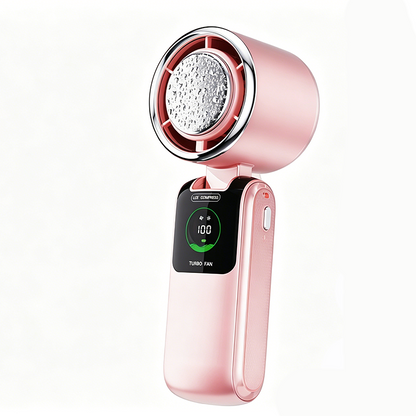 ⏰💰 50% OFF – Foldable Handheld Fan with Semiconductor Cooling Plate – Ice-Cold Air Anywhere! | Chill Mode Cools You Instantly | Summer Game-Changer ❄️🌀✨