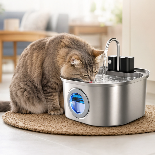 ⏰💰 50% OFF –  Pet Fountain – Running Water for Healthier Pets! | 3-Stage Filtration | Encourages Drinking 🐱🐶💧✨