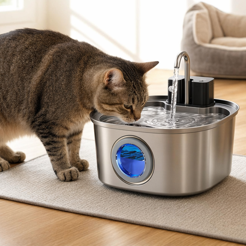 ⏰💰 50% OFF –  Pet Fountain – Running Water for Healthier Pets! | 3-Stage Filtration | Encourages Drinking 🐱🐶💧✨