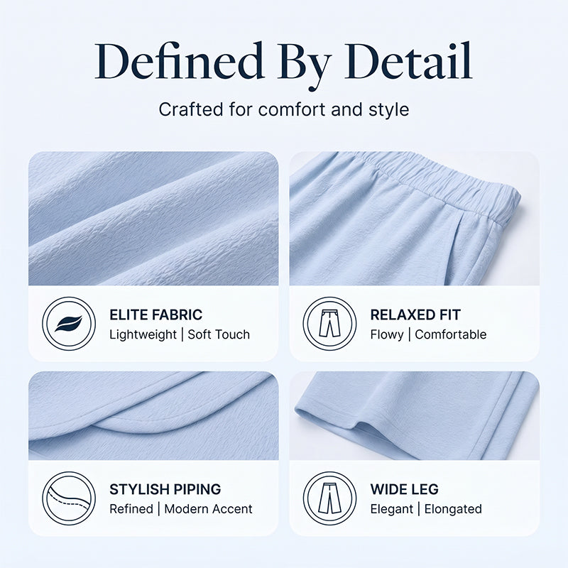 💃✨ 50% OFF – Women's V-Neck Top & Wide-Leg Pants Set – Effortless Style, Instant Elegance! | Flattering V-Neck + Flowy Pants | Ready-to-Wear Matching Set 👚👖