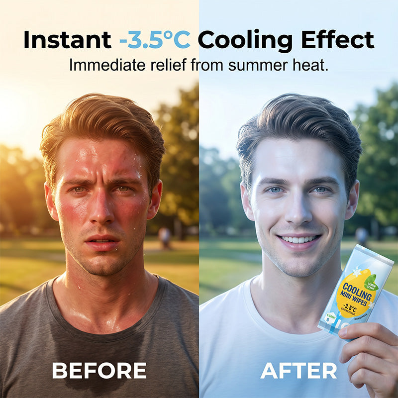 🧻❄️ 50% OFF – Portable Instant Cooling Wet Wipes – Chill Your Skin in Seconds! | Freshen Up Anytime, Anywhere | Summer Lifesaver ✨