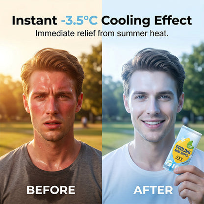 🧻❄️ 50% OFF – Portable Instant Cooling Wet Wipes – Chill Your Skin in Seconds! | Freshen Up Anytime, Anywhere | Summer Lifesaver ✨