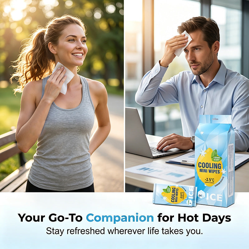 🧻❄️ 50% OFF – Portable Instant Cooling Wet Wipes – Chill Your Skin in Seconds! | Freshen Up Anytime, Anywhere | Summer Lifesaver ✨