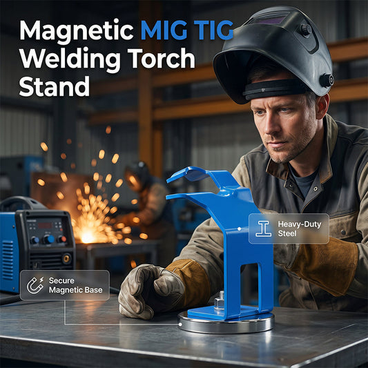 🔧 BUY 3 GET 1 FREE! ⏰ Magnetic TIG MIG Welding Torch Holder Stand – Strong base & adjustable arm – Keeps torch stable, perfect for workshop or job sites 🛠️⚡✨