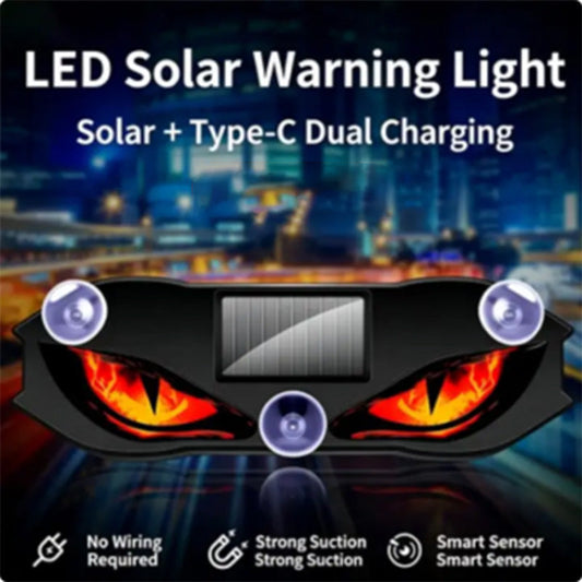 🚗 BUY 1 Get 1 Free Each Price £6.99 ! 🔥Buy more save more🔆 Solar-Powered LED Car Warning Light – 50% OFF! Solar-powered, weatherproof, automatic activation at dark – for more safety on the roadside. 🛡️