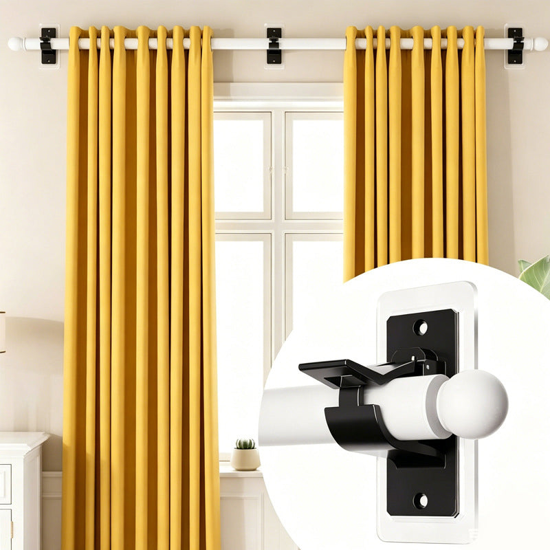 🔩 50% OFF – No-Drill Curtain Rod Brackets – No Holes, No Damage, No Tools! | Holds Strong, Removes Clean | Perfect for Renters & Homeowners 🏠🔧✨