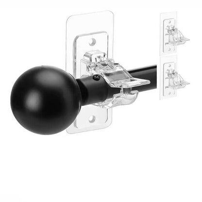 🔩 50% OFF – No-Drill Curtain Rod Brackets – No Holes, No Damage, No Tools! | Holds Strong, Removes Clean | Perfect for Renters & Homeowners 🏠🔧✨