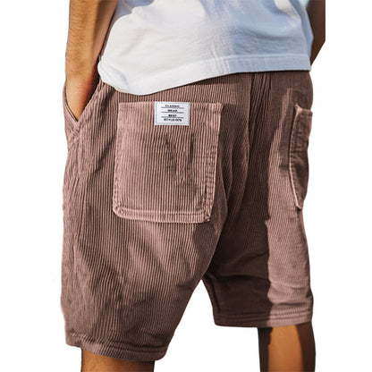 🕰️✨50% OFF – Men's Casual Corduroy Drawstring Shorts – Vintage Style, Modern Comfort! | Soft Texture + Adjustable Waist | Perfect for Any Casual Occasion ✨