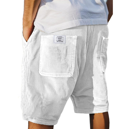 🕰️✨50% OFF – Men's Casual Corduroy Drawstring Shorts – Vintage Style, Modern Comfort! | Soft Texture + Adjustable Waist | Perfect for Any Casual Occasion ✨