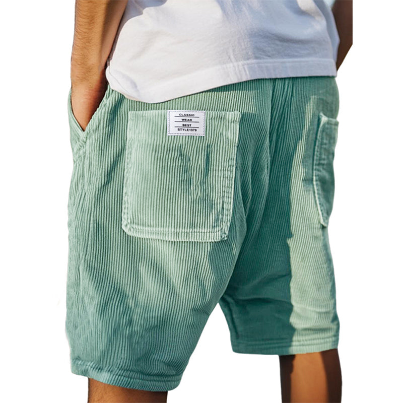 🕰️✨50% OFF – Men's Casual Corduroy Drawstring Shorts – Vintage Style, Modern Comfort! | Soft Texture + Adjustable Waist | Perfect for Any Casual Occasion ✨
