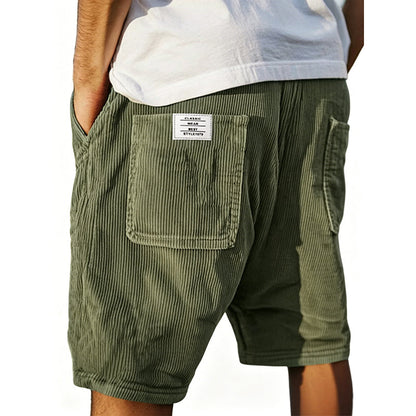 🕰️✨50% OFF – Men's Casual Corduroy Drawstring Shorts – Vintage Style, Modern Comfort! | Soft Texture + Adjustable Waist | Perfect for Any Casual Occasion ✨