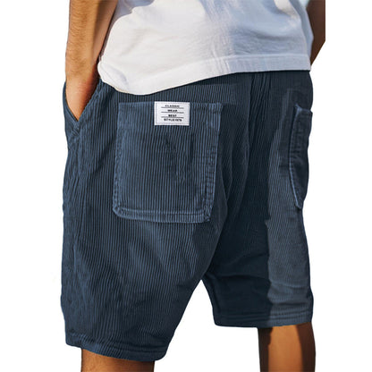 🕰️✨50% OFF – Men's Casual Corduroy Drawstring Shorts – Vintage Style, Modern Comfort! | Soft Texture + Adjustable Waist | Perfect for Any Casual Occasion ✨