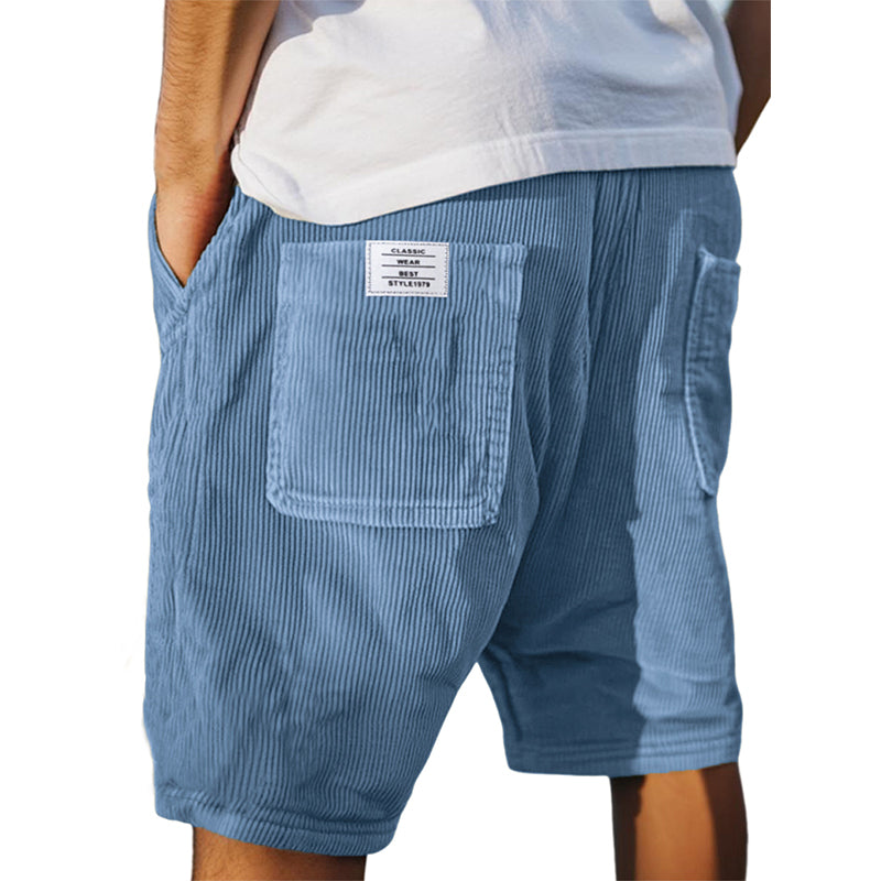 🕰️✨50% OFF – Men's Casual Corduroy Drawstring Shorts – Vintage Style, Modern Comfort! | Soft Texture + Adjustable Waist | Perfect for Any Casual Occasion ✨
