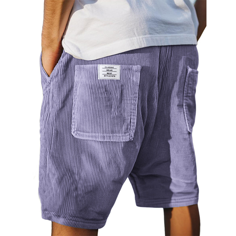 🕰️✨50% OFF – Men's Casual Corduroy Drawstring Shorts – Vintage Style, Modern Comfort! | Soft Texture + Adjustable Waist | Perfect for Any Casual Occasion ✨