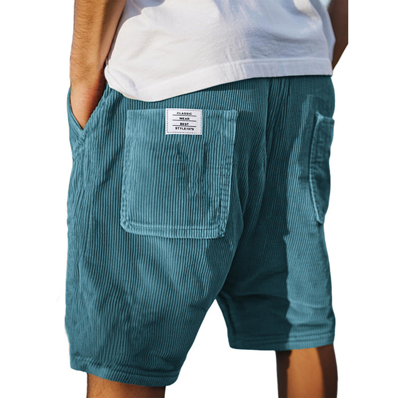🕰️✨50% OFF – Men's Casual Corduroy Drawstring Shorts – Vintage Style, Modern Comfort! | Soft Texture + Adjustable Waist | Perfect for Any Casual Occasion ✨