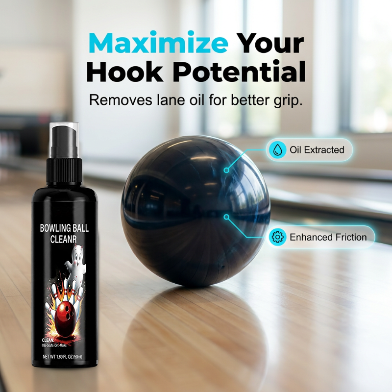 📢📢50% OFF !! 🎳 Quick-Drying Bowling Ball Spray — Professional Cleaner & Polish for Instant Shine