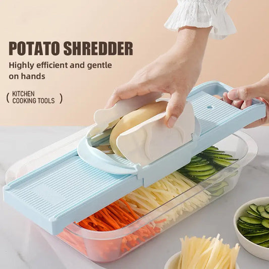 ⏰ 50% OFF – Limited Stock 🏆🥕 Multifunctional Kitchen Vegetable Slicer Set – 81,000+ Sold! | Chops, Dices, Spirals & Shreds in Seconds ⚡🍽️